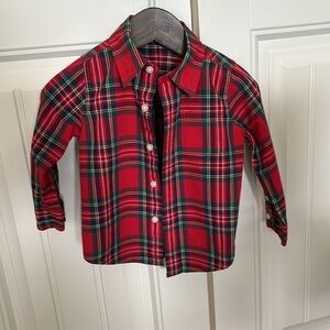 Janie and Jack “The Tartan Poplin Shirt” for Baby Boys